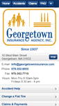 Mobile Screenshot of georgetowninsurance.com